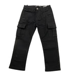 DANIELE ALESSANDRINI jeans tinta unita con girovita regolabile Nero per Neonato 1291P00023 NERO DANIELE ALESSANDRINI 