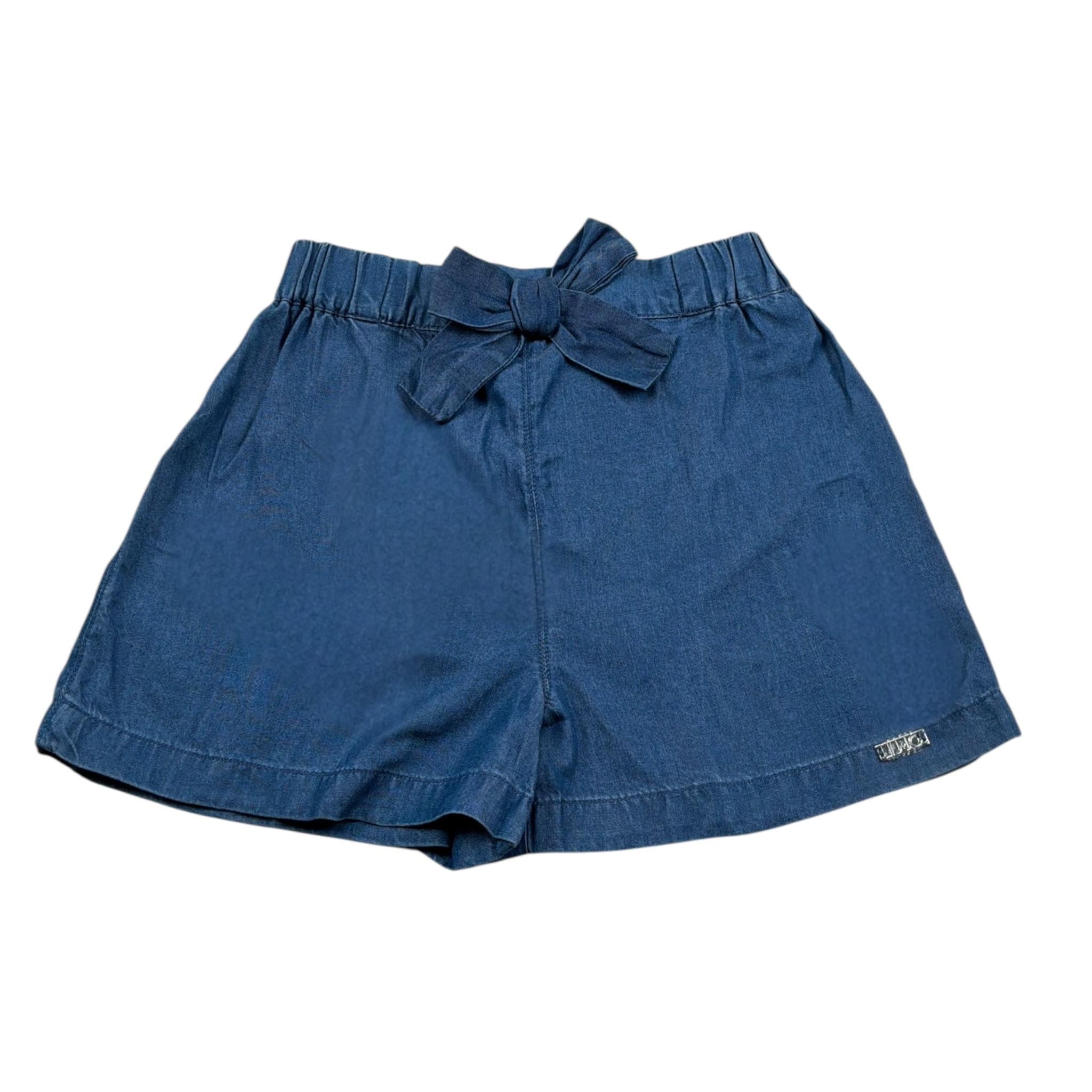 Liu Jo Short tinta unita con Elastico In Vita Blu per Bambina KA4079X BLU LIU JO 