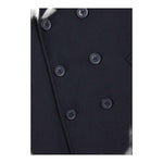 TOMMY HILFIGER cappotto tinta unita con bottoni Blu per Bambino KB0KB09199 BLU TOMMY HILFIGER 
