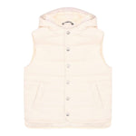 Eleventy Giubbino Tinta Unita Modello Smanicato con Bottoni per Bambino EW2P72 PANNA ELEVENTY 