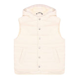 Eleventy Giubbino Tinta Unita Modello Smanicato con Bottoni per Bambino EW2P72 PANNA ELEVENTY 