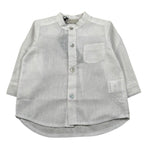 J.O. Milano Camicia Manica Lunga Tinta Unita Collo Coreano per Bambino 576Z8 BIANCO J.O. MILANO 