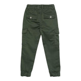 JOHN RICHMOND pantalone tinta unita con elastico in vita Verde per Bambino RBA24128PA VERDE JOHN RICHMOND 