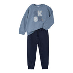 MAYORAL completo 2pz felpa-pantalone bicolore Grigio per Bambino 4883X GRIGO MAYORAL 