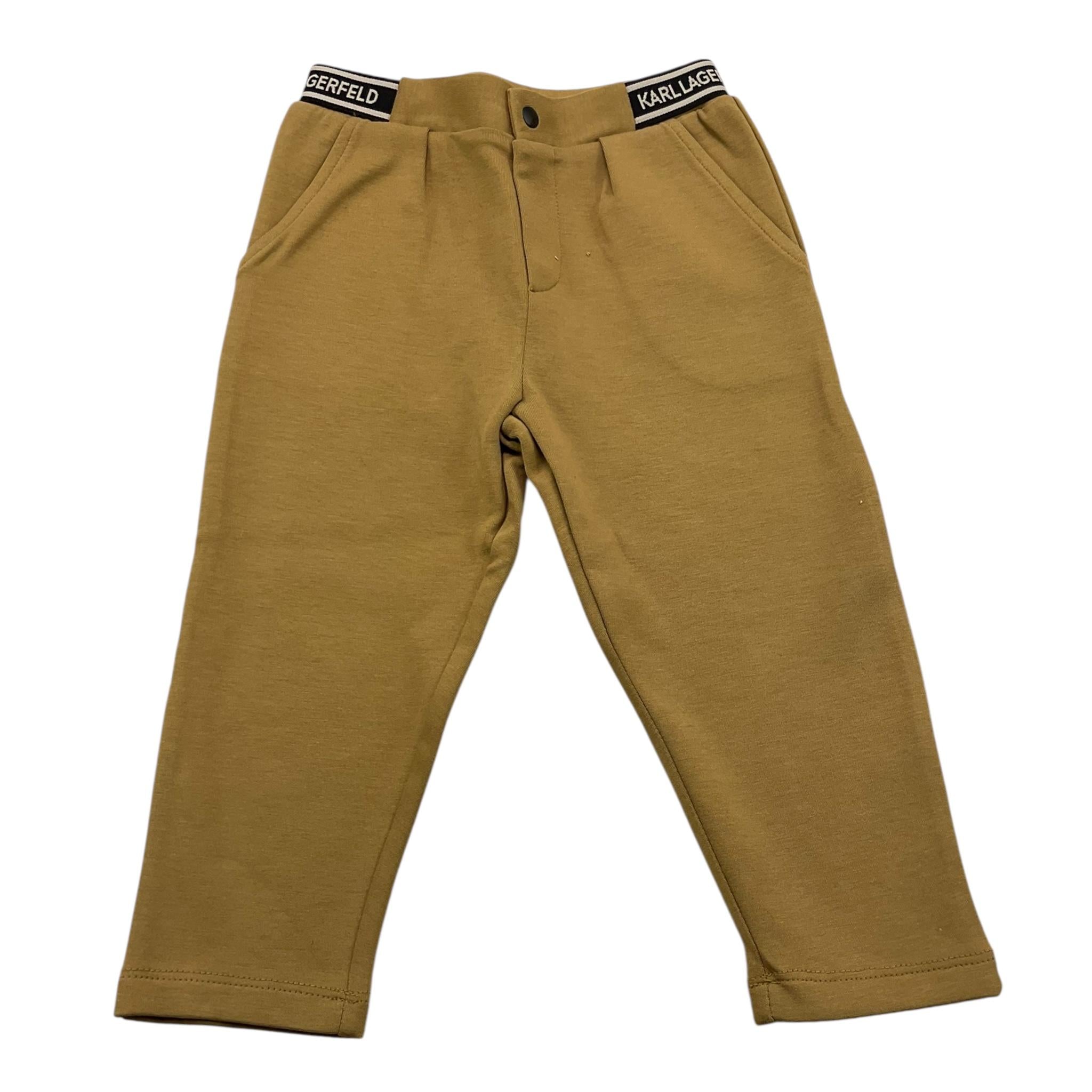 KARL LAGERFELD pantalone tuta tinta unita Cammello per Neonato Z302933 CAMMELLO KARL LAGERFELD 