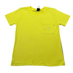 4Giveness T-Shirt Tinta Unita Girocollo per Bambina FGCB4077 GIALLO 4GIVENESS 