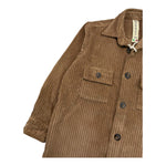 NUPKEET camicia manica lunga tinta unita in camoscio Cammello per Bambino 4DNK335 CAMMELLO NUPKEET 