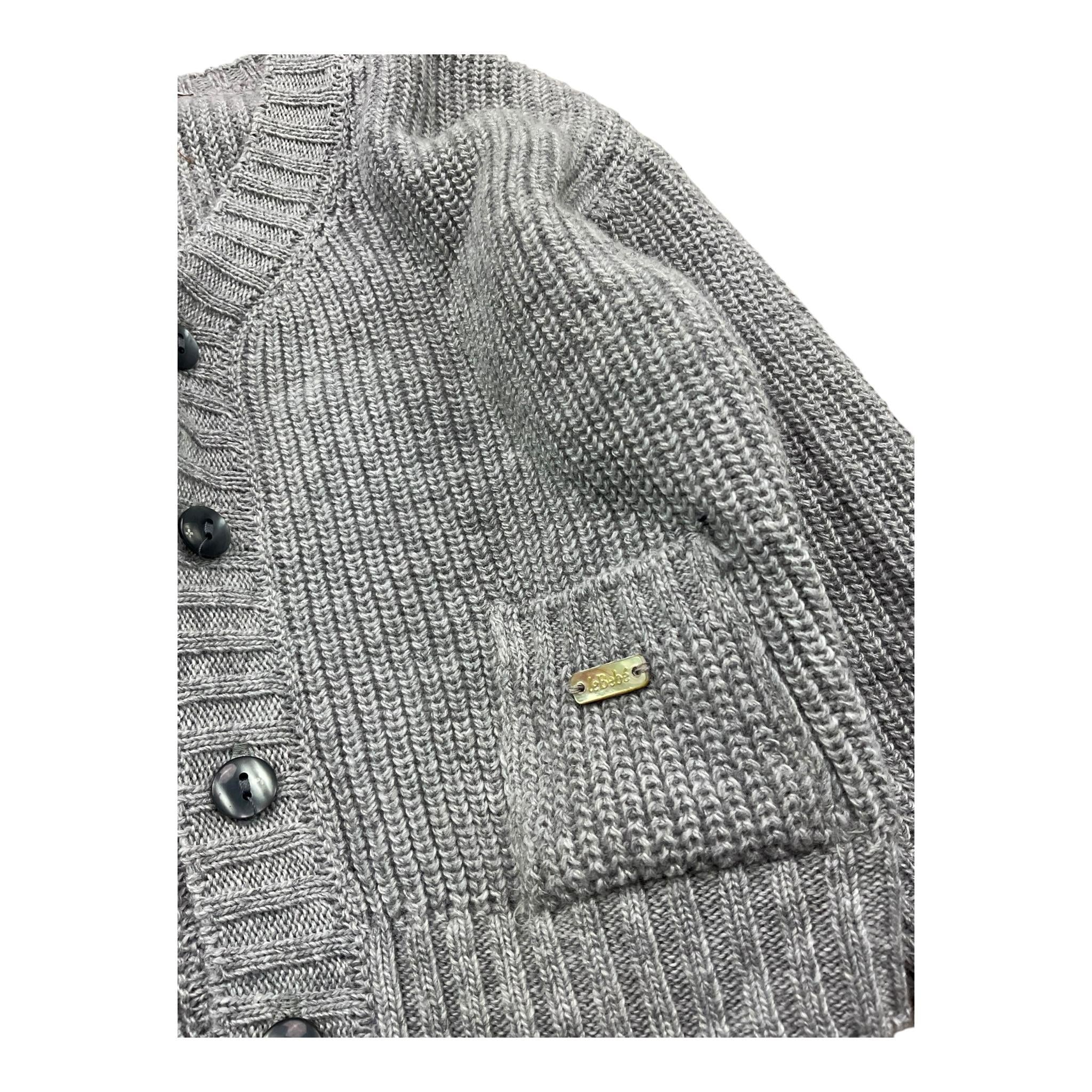 LE BEBE' cardigan tinta unita con bottoni Grigio per Neonato LBB5243 GRIGIO LE BEBE' 