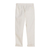 Liu Jo Pantalone Tinta Unita con Fantasia A Righe per Bambino QA3041T3392 PANNA LIU JO 