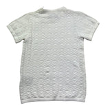 Trussardi T-Shirt Girocollo Tinta Unita  per Bambino TBP26082TS BIANCO TRUSSARDI 