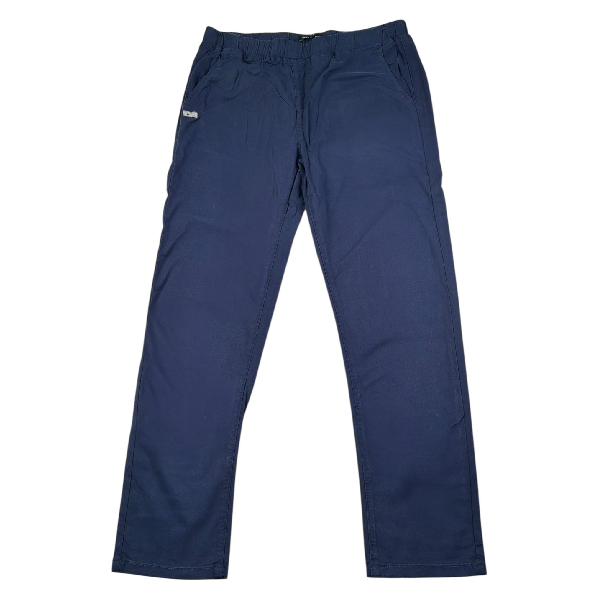 Daniele Alessandrini Pantalone Tinta Unita con Elastico In Vita per Bambino 1235P00262X BLU DANIELE ALESSANDRINI 