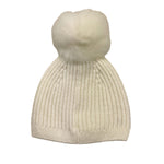 LE BEBE' cappello tinta unita con pon pon Bianco per Neonata LBG5509 BIANCO LE BEBE' 
