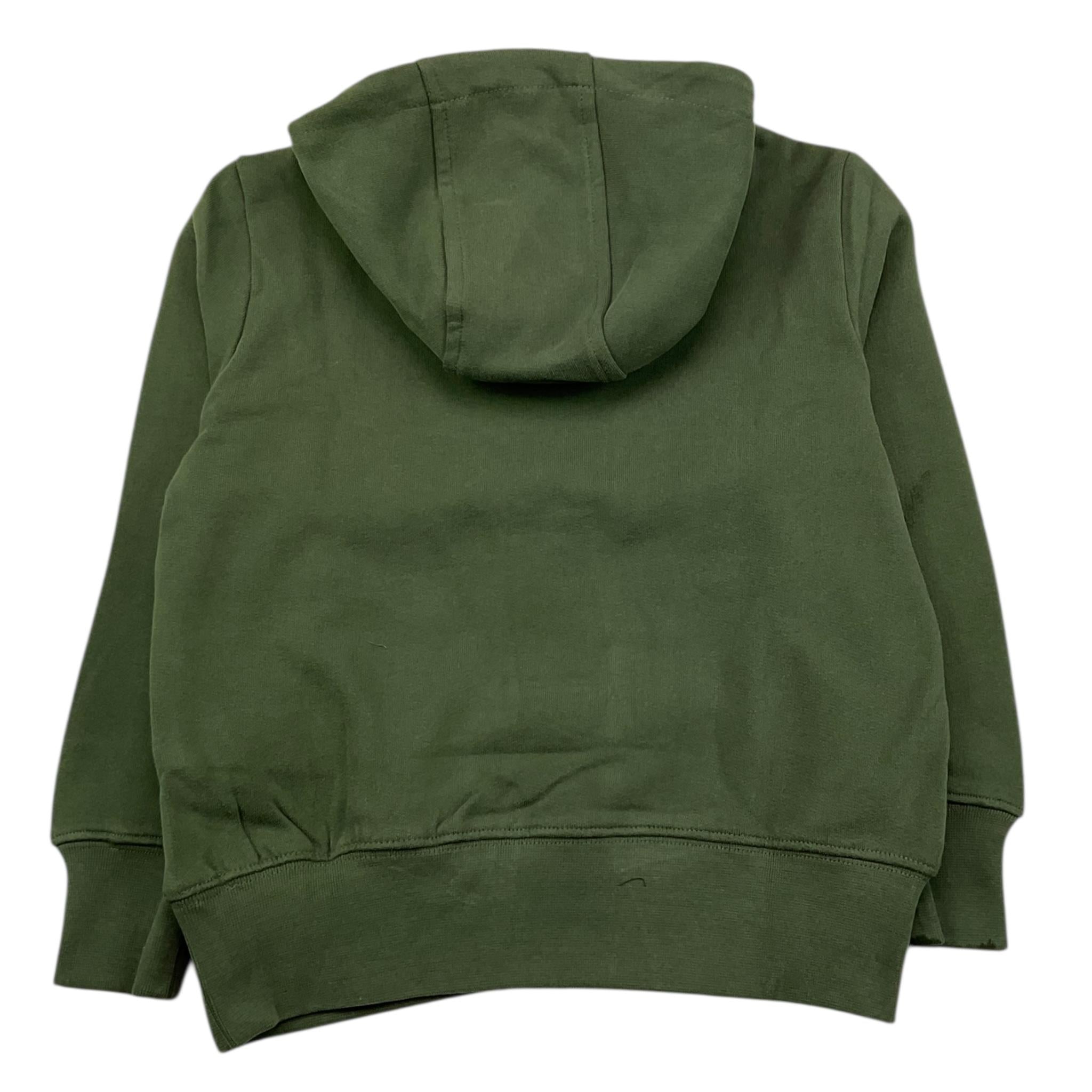 REPLAY felpa chiusa con cappuccio tinta unita cn logo Verde per Bambino SB2448 VERDE REPLAY 