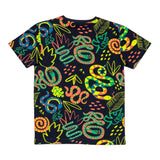 Losan Einfarbiges Rundhals-T-Shirt mit blauem Aufdruck für Jungen