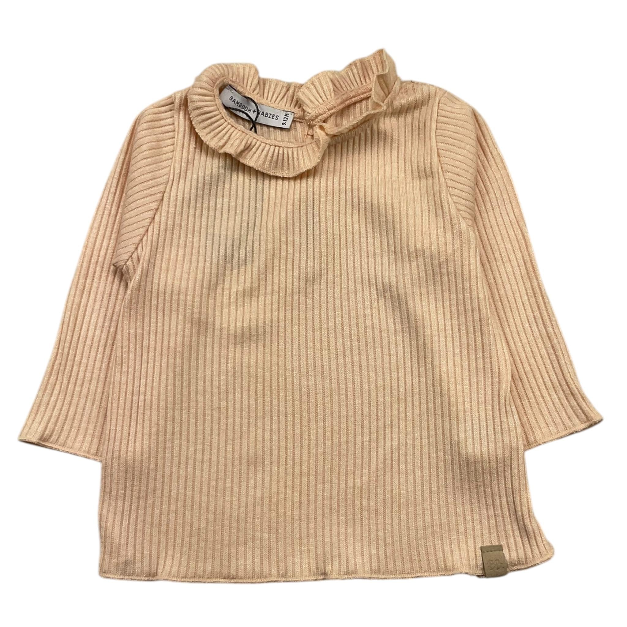 BAMBOOM+BABIES shirt tinta unita con colletto Rosa per Neonata 6855 ROSA BAMBOOM+BABIES 