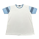 Emanuel Pris T-Shirt Girocollo Tinta Unita con Profili In Contrasto per Bambino ETS3140R BIANCO EMANUEL PRIS 