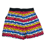 Sonia Rykiel Shorts einfarbig mit mehrfarbigem Muster und elastischer Taille schwarz für Mädchen