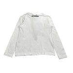 Diadora Shirt tinta unita Girocollo con Stampa Bianco per Bambina 021527 BIANCO DIADORA 