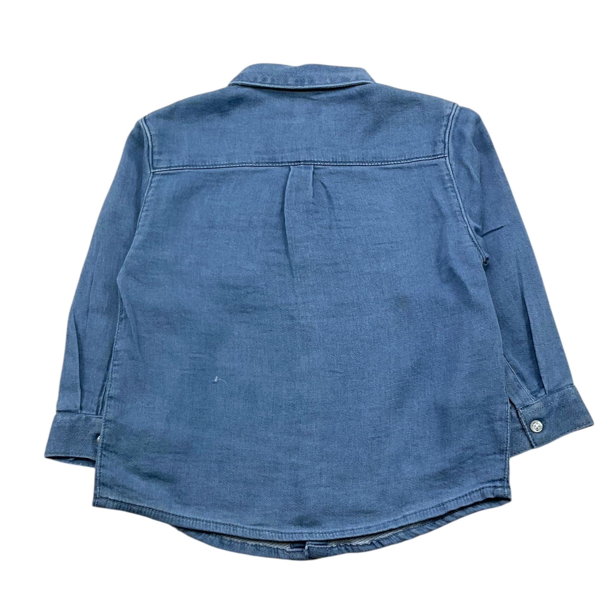 MAYORAL camicia in denim tinta unita con bottoni Azzurro per Bambino 2192XX AZZURRO MAYORAL 