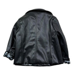 Daniele Alessandrini Giubbino In Ecopelle Tinta Unita per Bambino 1295O00208 NERO DANIELE ALESSANDRINI 