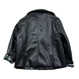 Daniele Alessandrini Giubbino In Ecopelle Tinta Unita per Bambino 1295O00208 NERO DANIELE ALESSANDRINI 