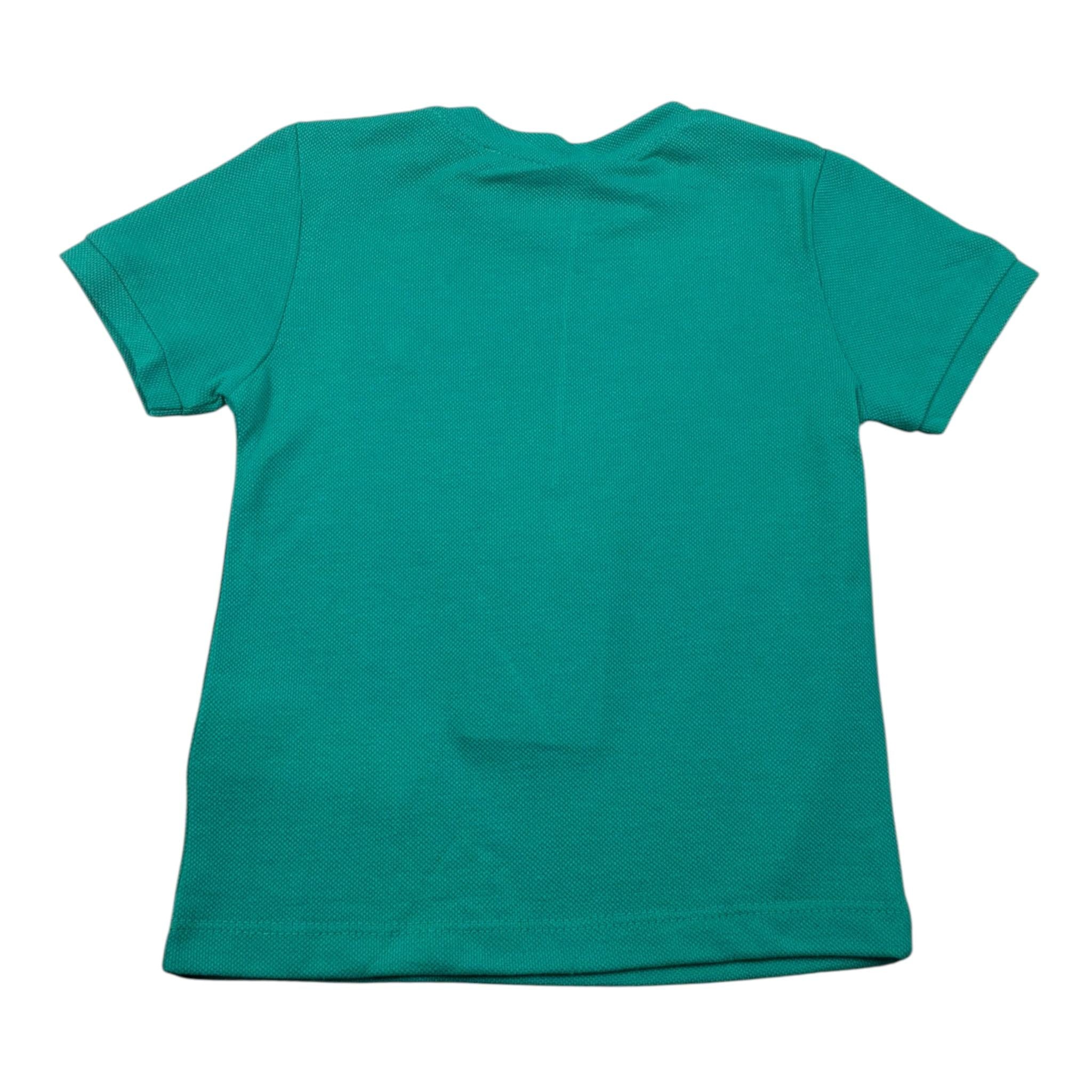Manuel Ritz T-Shirt Girocollo Tinta Unita con Logo per Neonato MR2675 VERDE MANUEL RITZ 