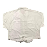 Janice Camicia Mezza Manica Tinta Unita Bianco Per Bambina JN533R BIANCO JANICE 