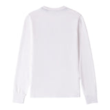 SARABANDA shirt girocollo tinta unita con stampa in contrasto Bianco per Bambino 0A514 BIANCO SARABANDA 