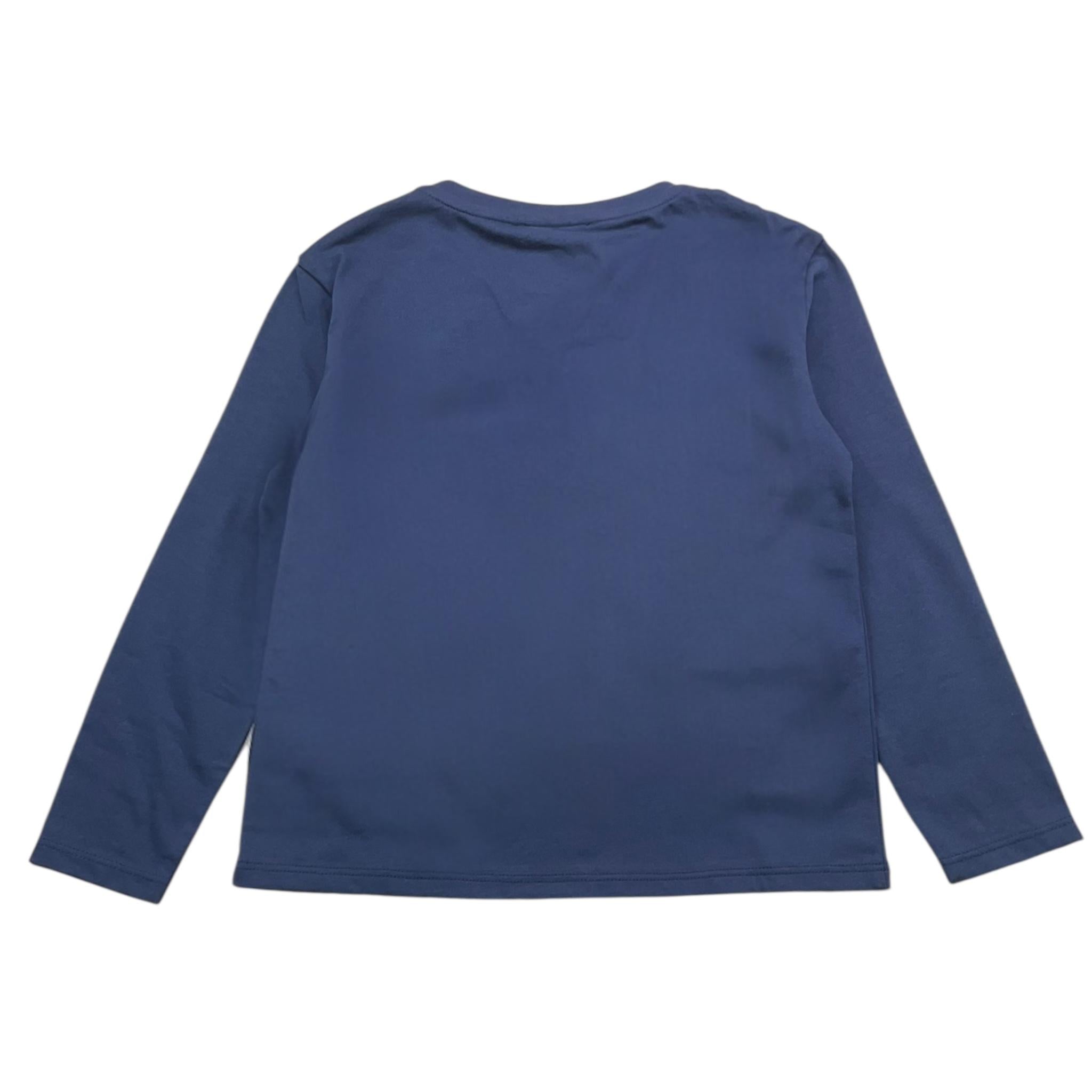 PLEASE shirt girocollo tinta unita con taschino Blu per Neonato ML22030B65 BLU PLEASE 