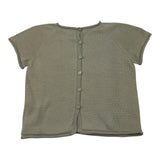 Li &amp; Me Einfarbiges grünes T-Shirt mit Rundhalsausschnitt für Babys