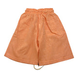 Louis Dieudonne' Bermuda Einfarbig Mit Elastischer Taille Orange Für Jungen
