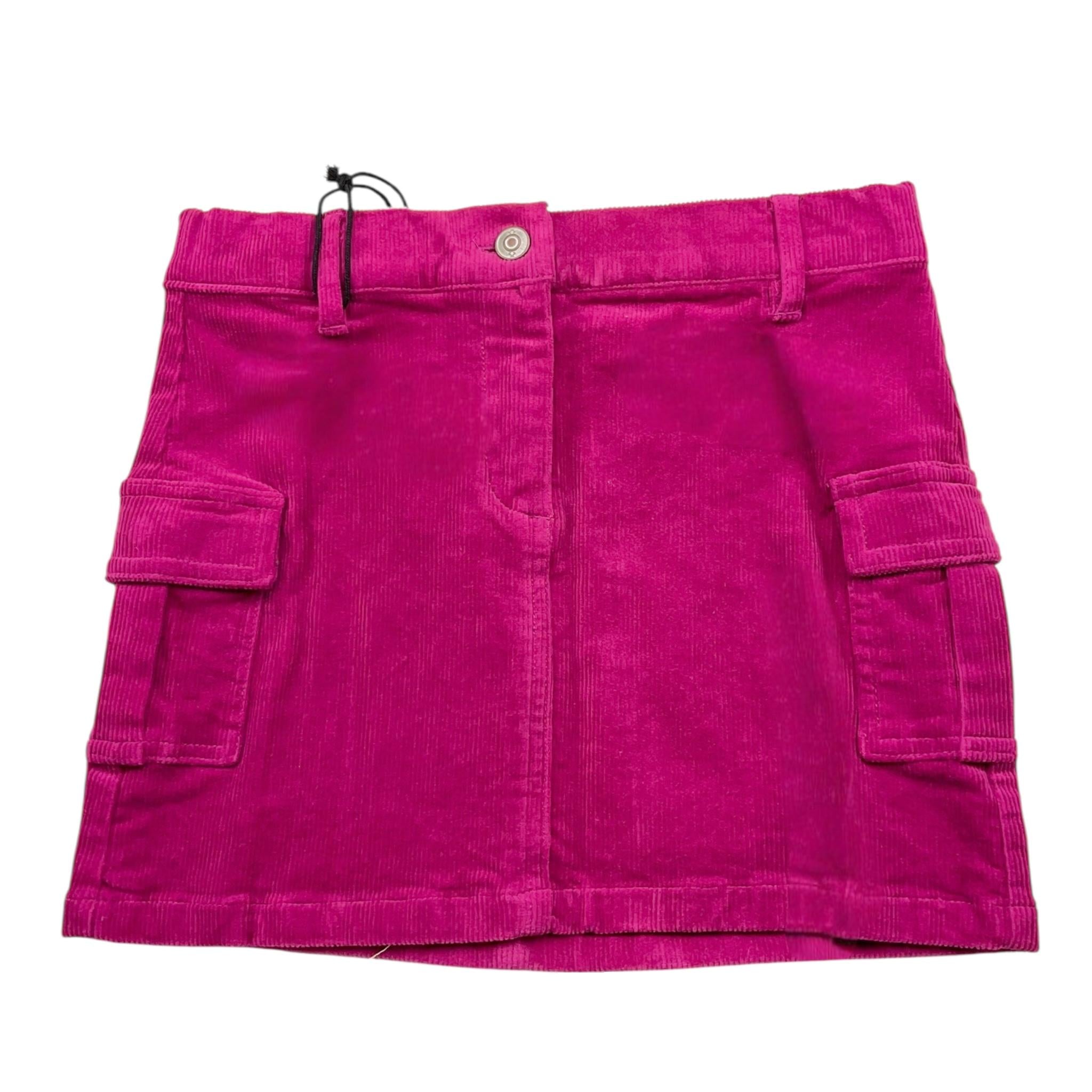 SARABANDA gonna tinta unita con girovita regolabile Magenta per Bambina 0A259 MAGENTA SARABANDA 