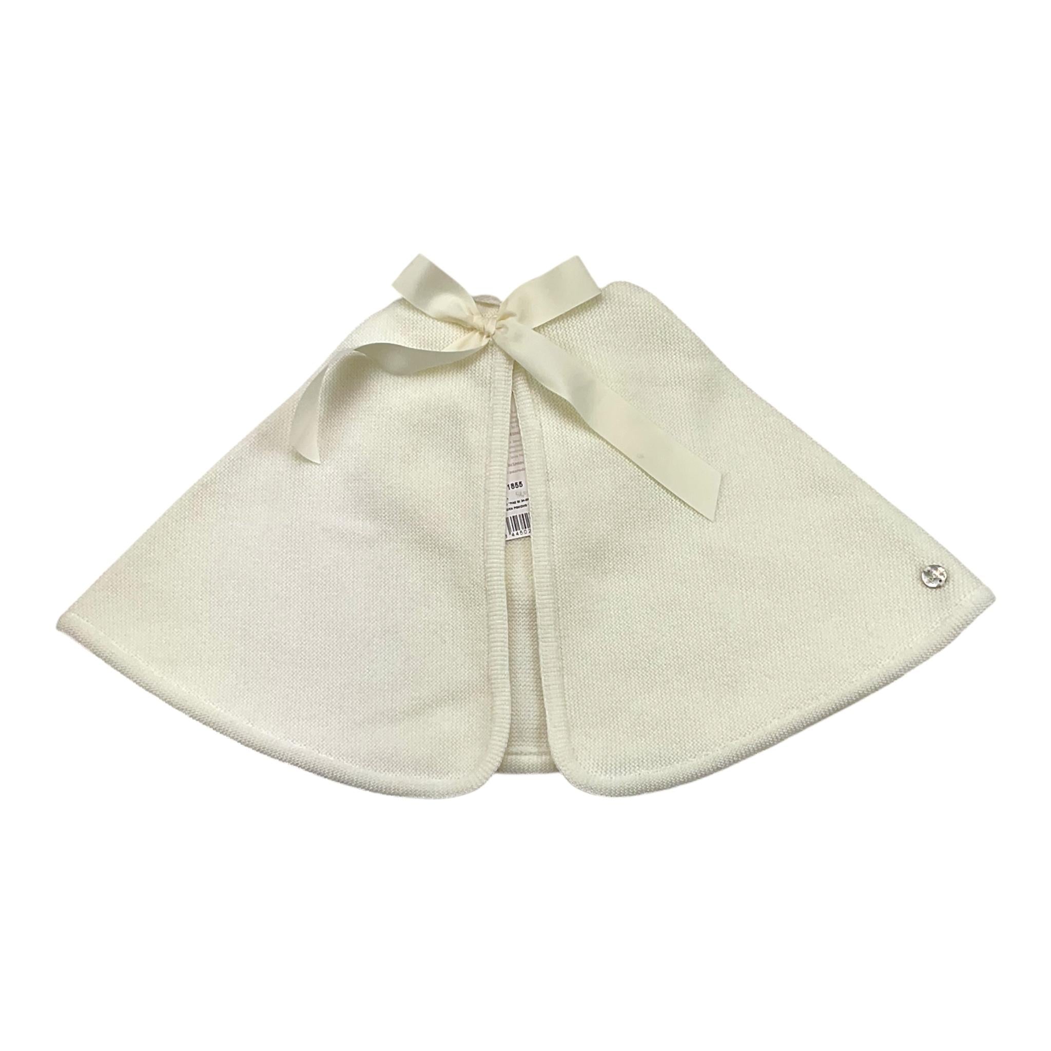 PAZ RODRIGUEZ mantella tinta unita con cappuccio Panna per Neonata 019111855 PANNA PAZ RODRIGUEZ 