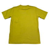 C.P. Company T-Shirt Girocollo Tinta Unita con Stampa per Bambino C7M008 VERDE C.P. COMPANY 