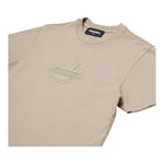 Dsquared2 T-Shirt Girocollo Tinta Unita con Stampa per Bambino DQ2743 BEIGE DSQUARED2 