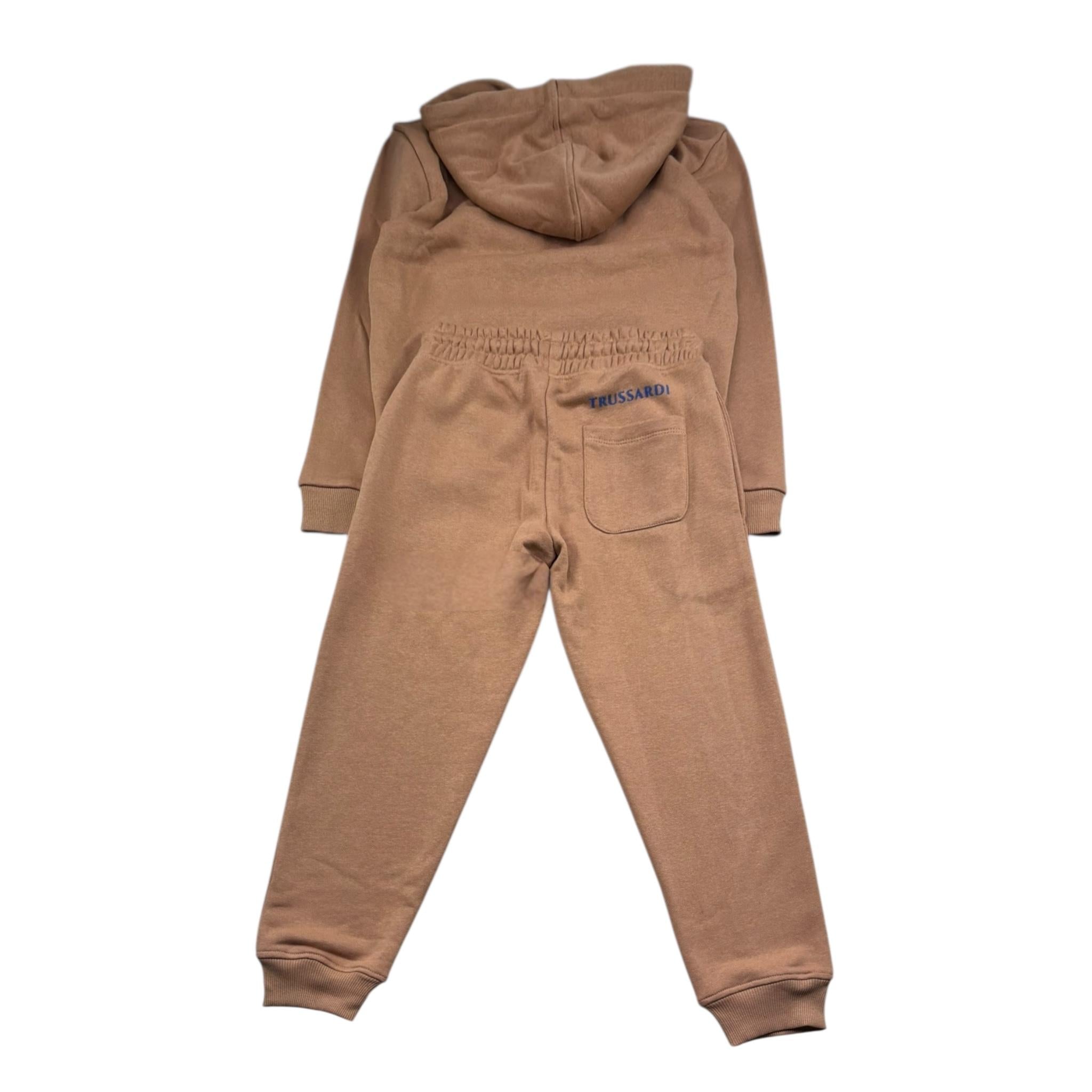 Trussardi Completo 2 Pezzi Felpa-Pantalone Modello Tuta per Bambino TBP26009CF CAMMELLO TRUSSARDI 