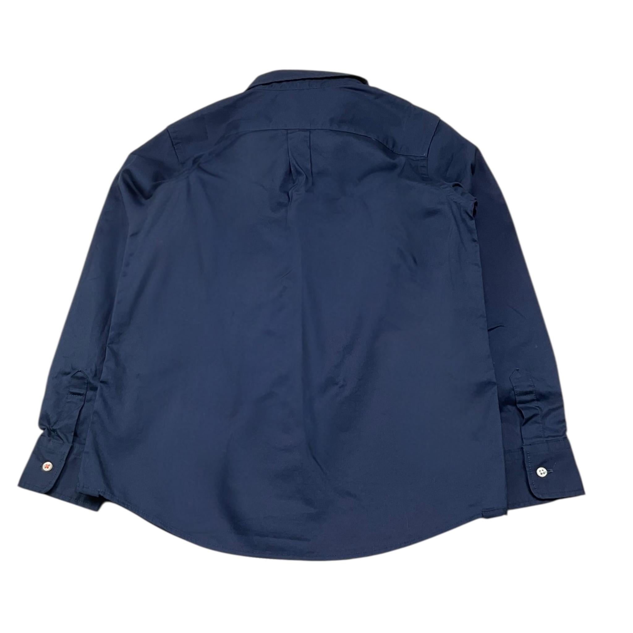 Sun68 Camicia Tinta Unita con Logo per Bambino S35301 BLU SUN68 