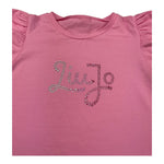 Liu Jo Abito Tinta Unita con Brillantini per Bambina KA5037X ROSA LIU JO 