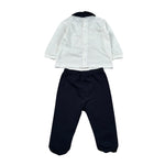 Lalalu' Completo 2 Pezzi Shirt-Ghettina per Neonato CPL6P BIANCO/BLU LALALU' 