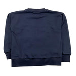 TRUSSARDI felpa chiusa girocollo tinta unita con logo Blu per Bambina TGA25050FE BLU TRUSSARDI 