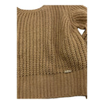 LIU JO maglia tinta unita con scollatura posteriore Biscotto per Bambina GF4234 BISCOTTO LIU JO 