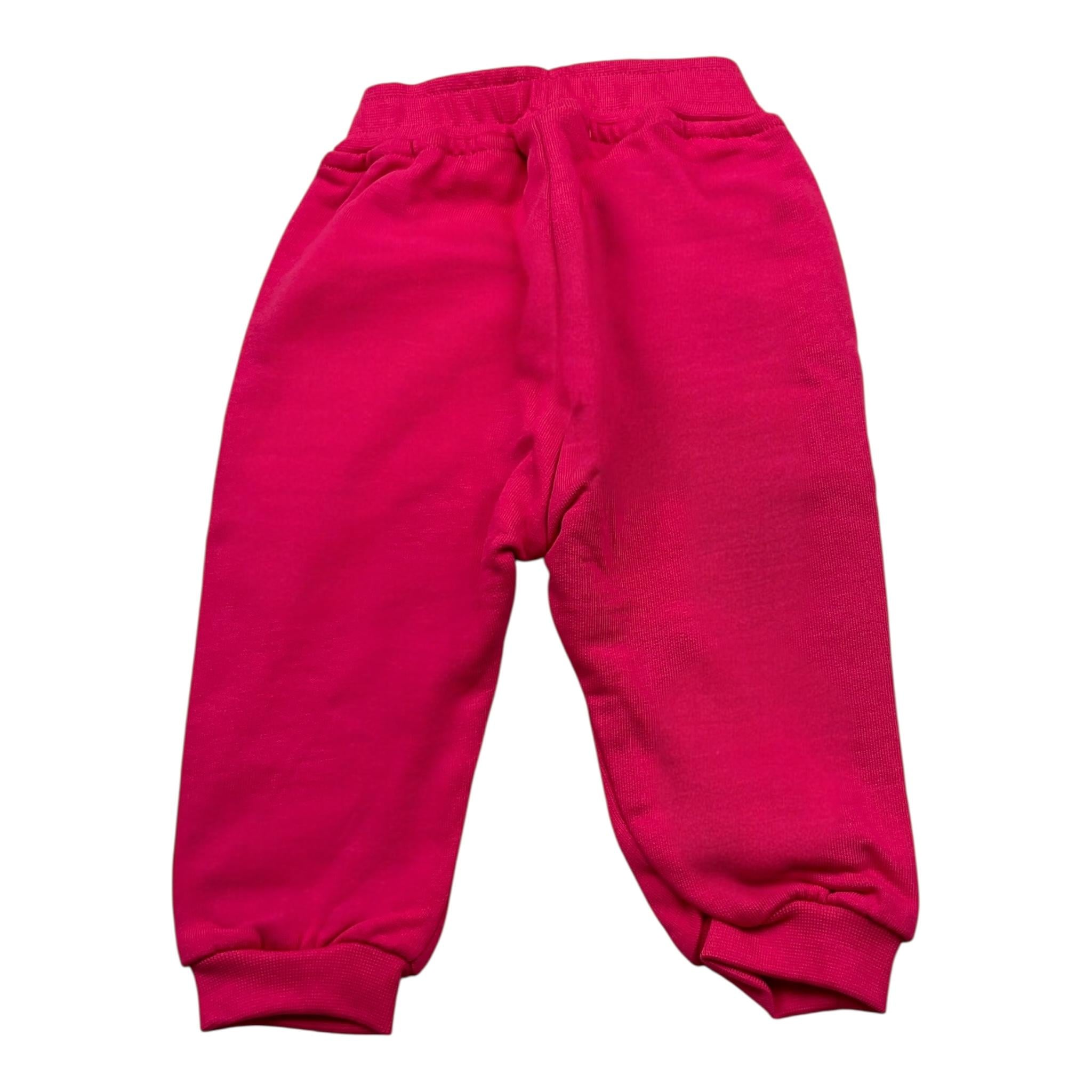 MOUSSE pantalone modello tuta tinta unita con sampa Fuxia per Neonata BEARLOVE FUXIA MOUSSE 