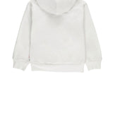 Diesel – Einfarbiger Hoodie mit Logo und weißer Kapuze für Jungen