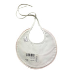 MINIMU' bavetta tinta unita con stampa Bianco per Neonata P39107 BIANCO MINIMU' 