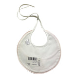 MINIMU' bavetta tinta unita con stampa Bianco per Neonata P39107 BIANCO MINIMU' 