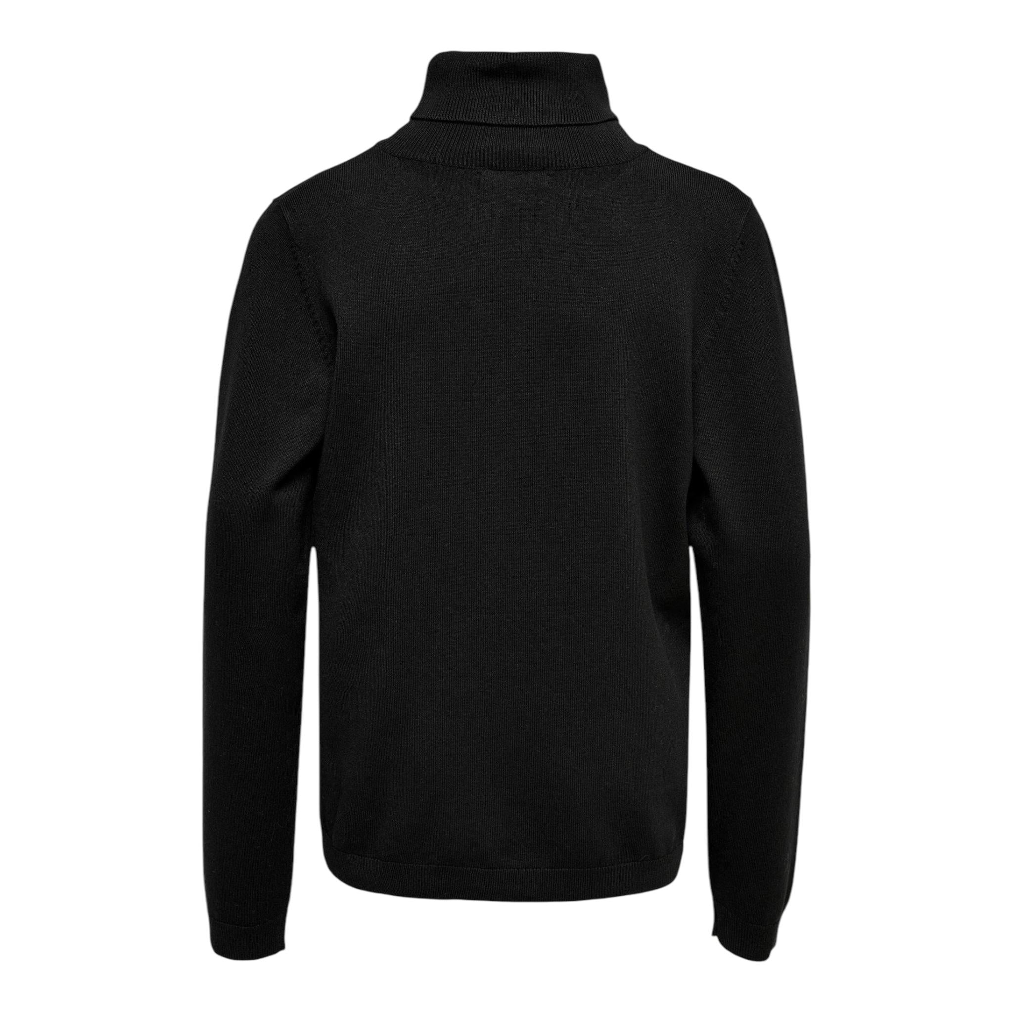 ONLY maglia tinta unita collo alto Nero per Bambino 15264710 NERO ONLY 