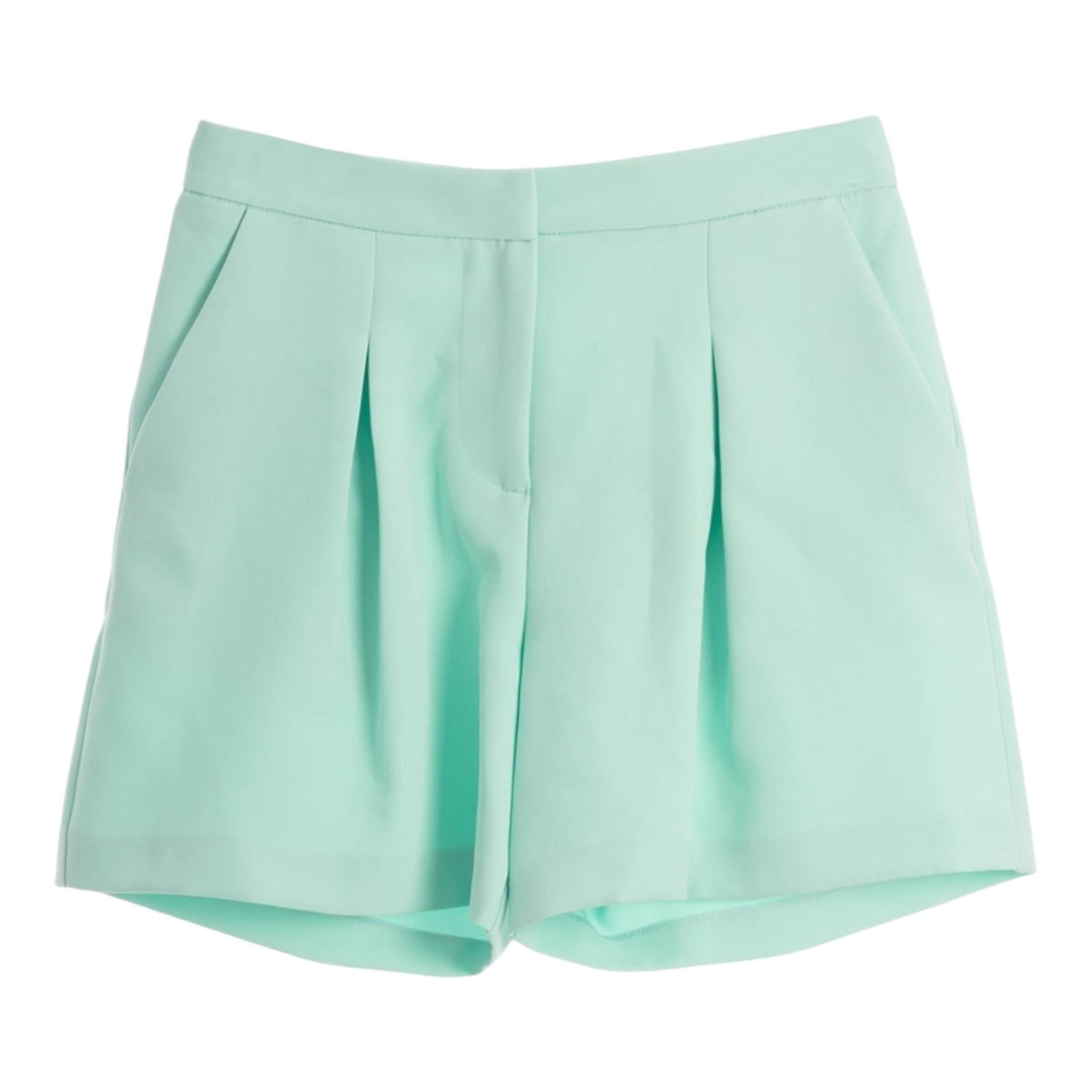 Hinnominate Short Tinta Unita con Logo per Bambina 3646S00108 VERDE ACQUA HINNOMINATE 