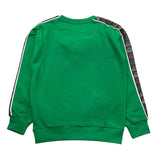 KAPPA felpa girocollo tinta unita con stampa Verde per Bambino 361U7MW VERDE KAPPA 