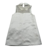 Elisabetta Franchi Abito Giromanica Tinta Unita con Brillantini per Bambina EFAB618XX BIANCO ELISABETTA FRANCHI 
