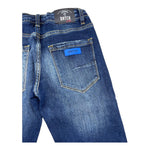 DATCH jeans tinta unita con girovita regolabile Blu per Bambino DTH1481 BLU DATCH 